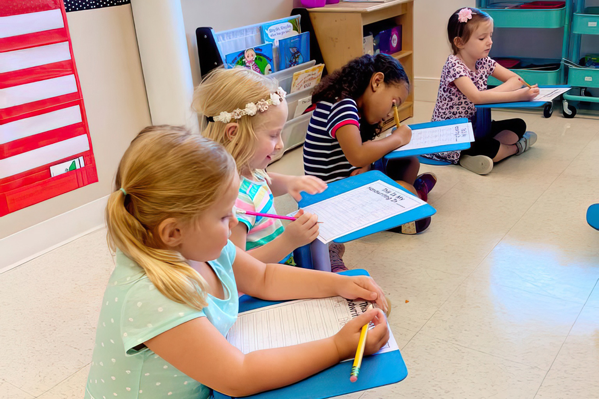 Our Top-Tier Curriculum Blends Play, Montessori, & Preschool Push